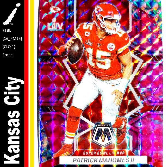 Kansas City Chiefs (Patrick Mahomes II) - FTBL [16_PM15] - Picture 1 of 3